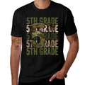 Camo Team 5th Grade Squad Back To School Teacher Kids Boys  Moisture-wicking T-Shirt