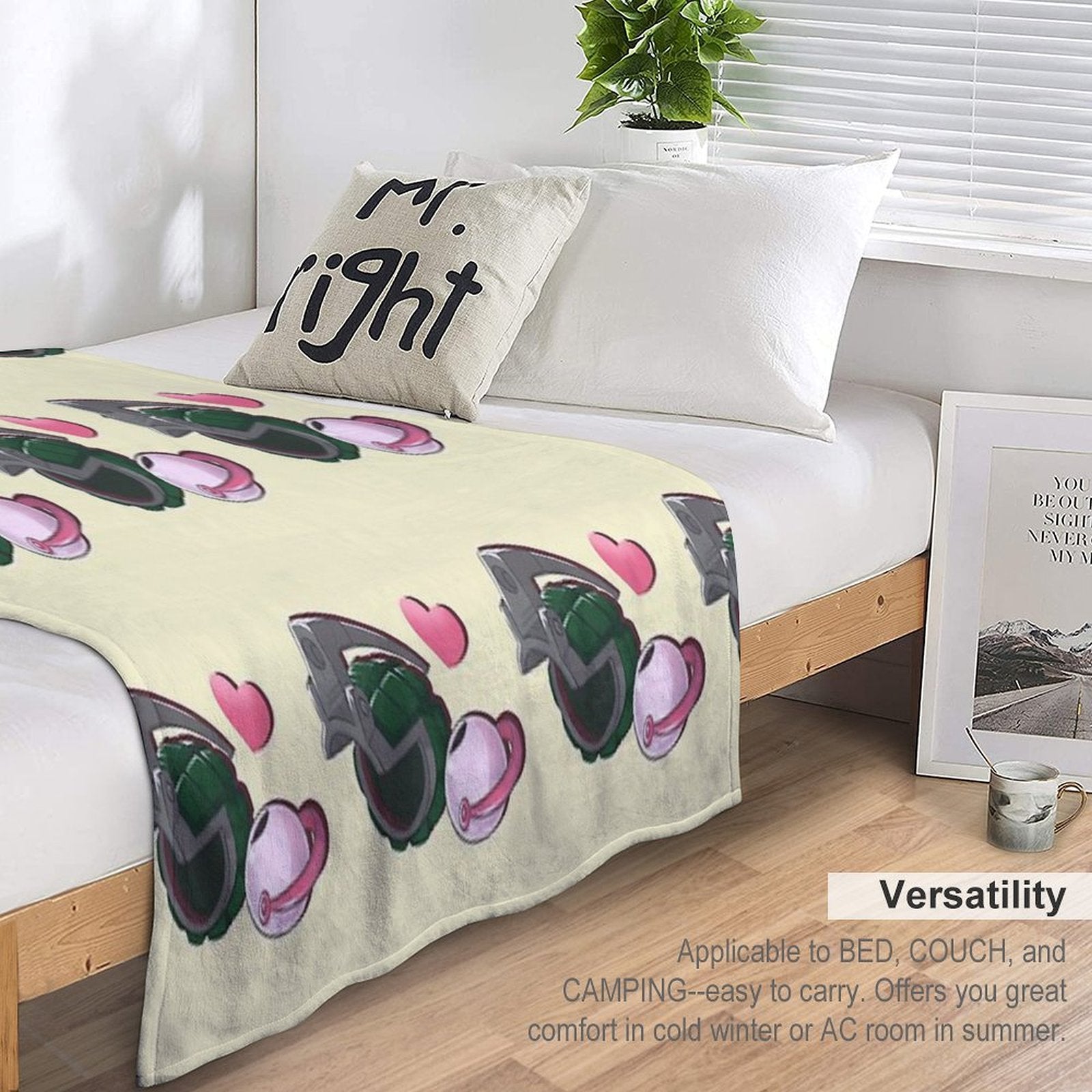 Kacchako Gauntlets Wrinkle-free Throw Blanket