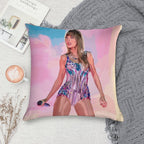 Taylor Swift Lover - Poly Portrait Soft Shrink-Resistant Throw Pillow