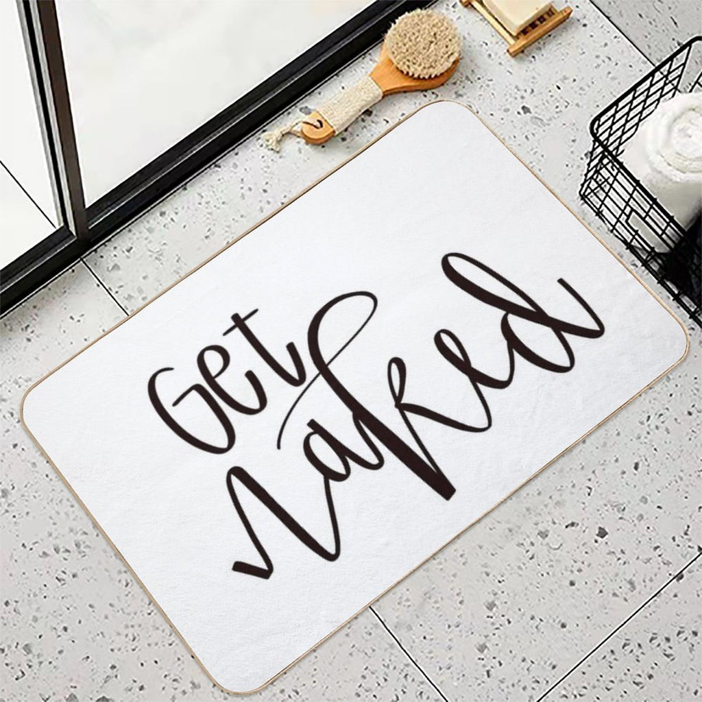Get Naked Bathroom Decor  Long-Lasting Bath Mat
