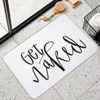 Get Naked Bathroom Decor  Long-Lasting Bath Mat