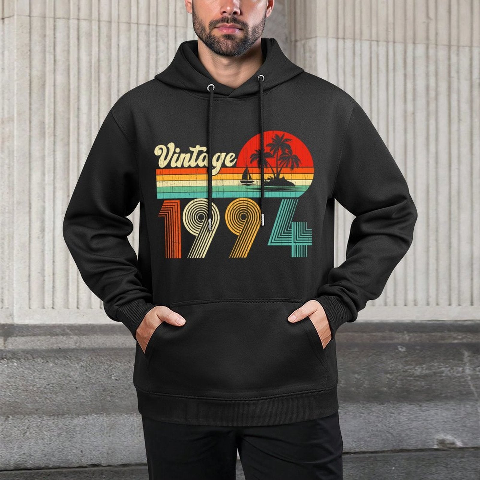 Vintage 1994 Funny 30th Birthday Gifts 30 Years Old Retro All-Day Comfort Hoodie