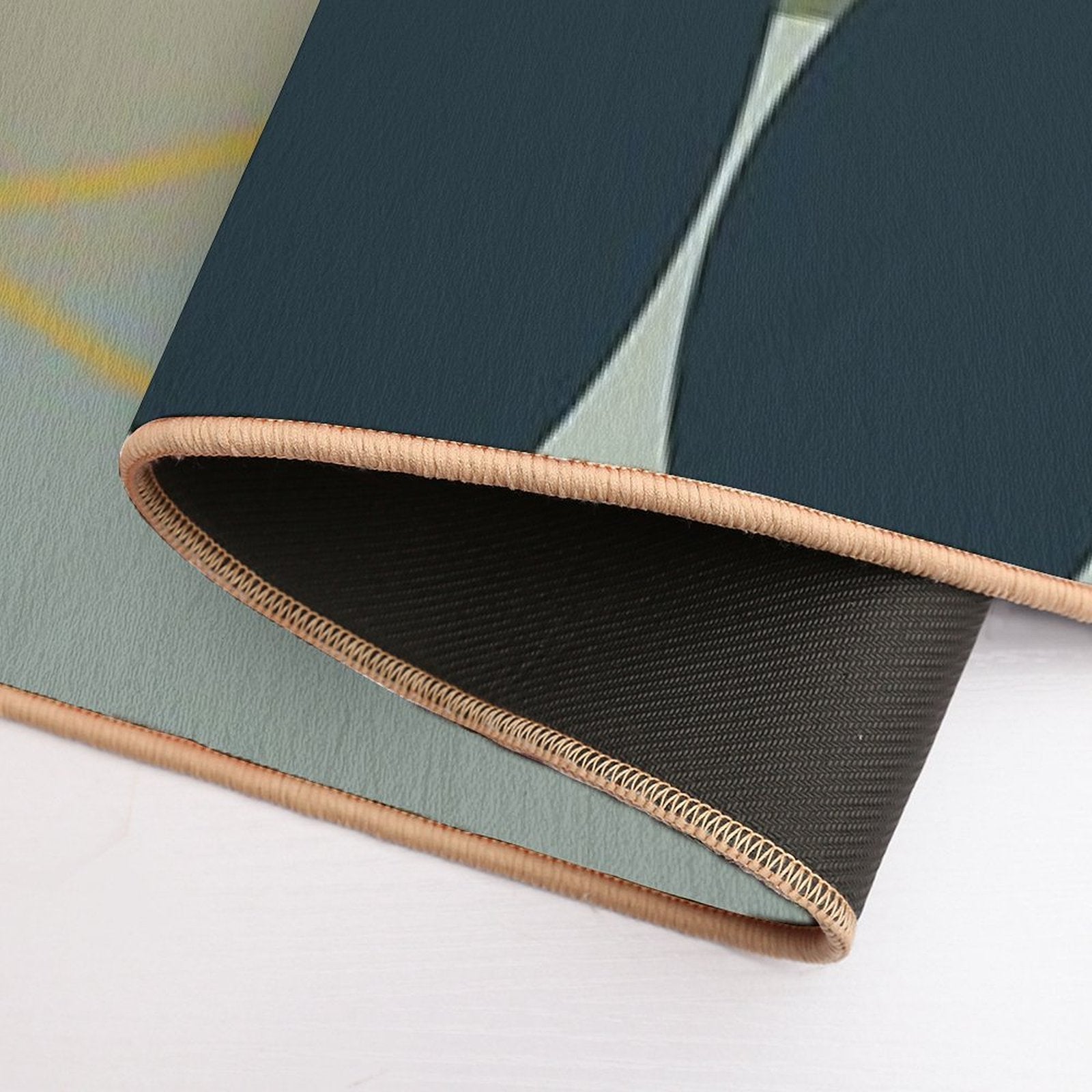 Modern Tropics Abstract Art Design  Versatile Bath Mat