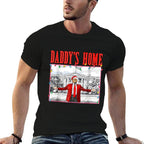 Daddys Home For Christmas Trump Santa Hat Xmas Light  Soft T-Shirt