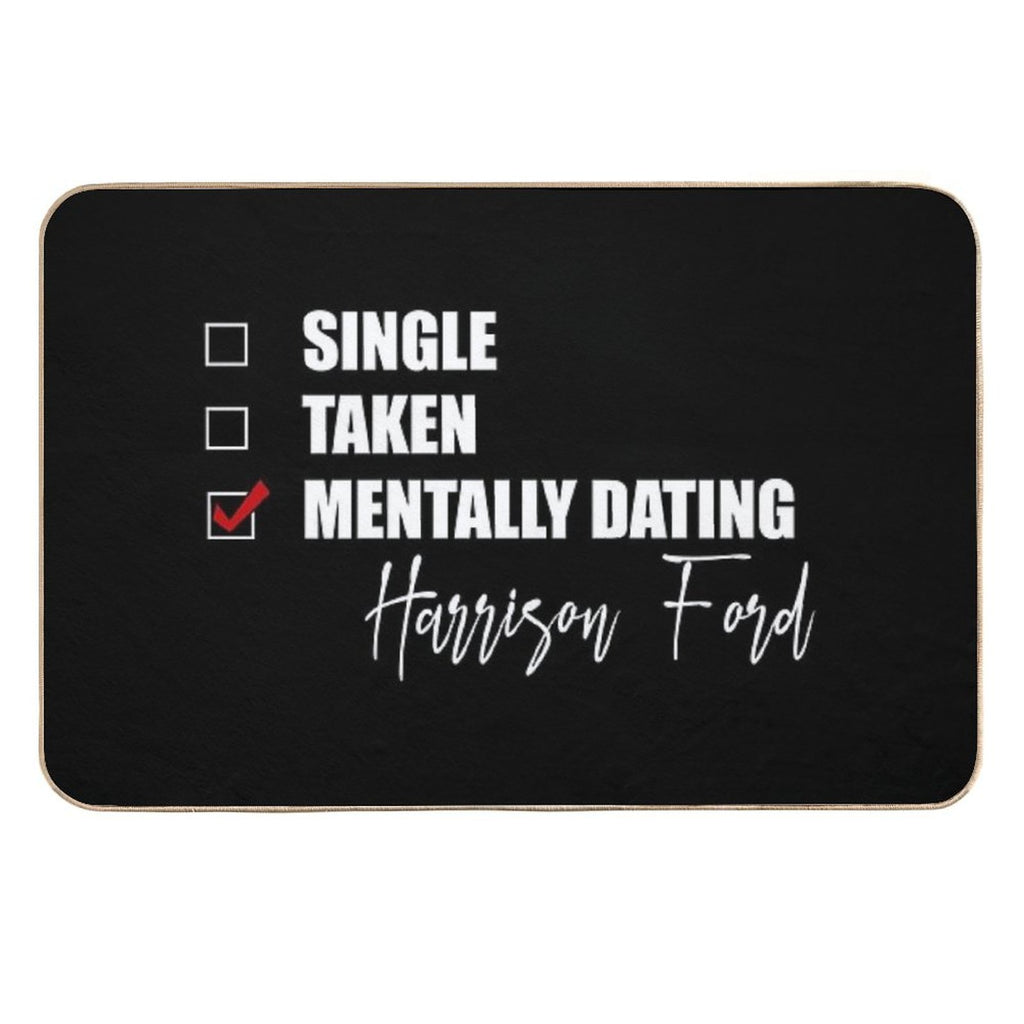 Mentally Dating Harrison Ford  Anti-Trip Bath Mat
