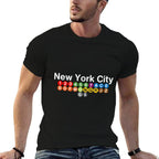 New York City Subway Station Signs, New York Train Signs NYC  Classic T-Shirt