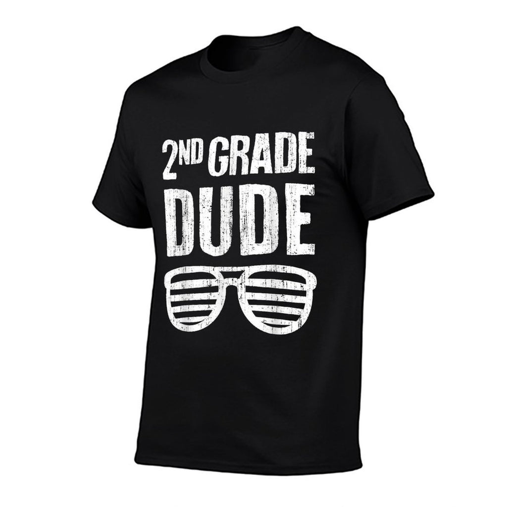 2nd Grade Dude Funny First Day Of School Second Grade Boys  Graphic-printed T-Shirt