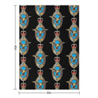 Royal Air Force Badge Sustainable Throw Blanket
