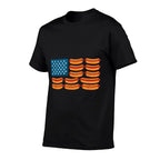 Hot Dog American Patriotic BBQ USA Funny 4th of July  Lightweight T-Shirt
