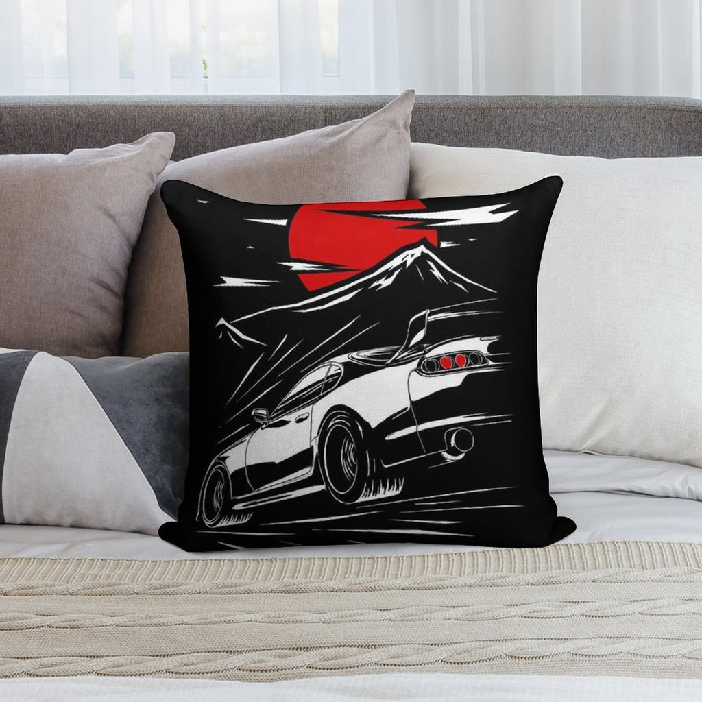 Toyota Supra MKIV  Haruna Soft Ultra-Soft Texture Throw Pillow