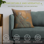 Caduceus 01 Soft Bedroom Essential Throw Pillow