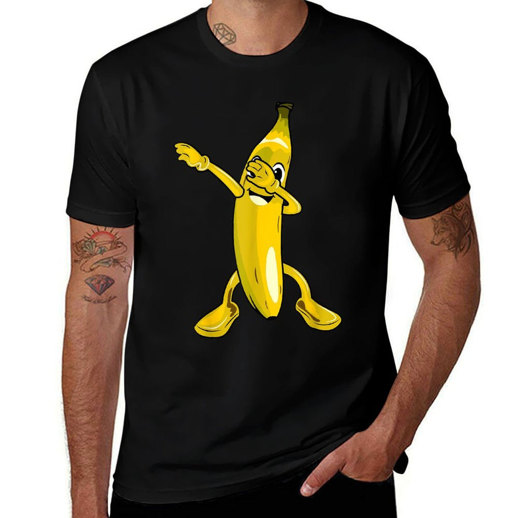 Cool Dab Banana Is Dabbing  Cute Dab Fruit Lover Gift  Fade-proof Color T-Shirt