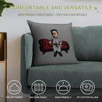 King Of North Korea Soft Skin-Friendly Throw Pillow