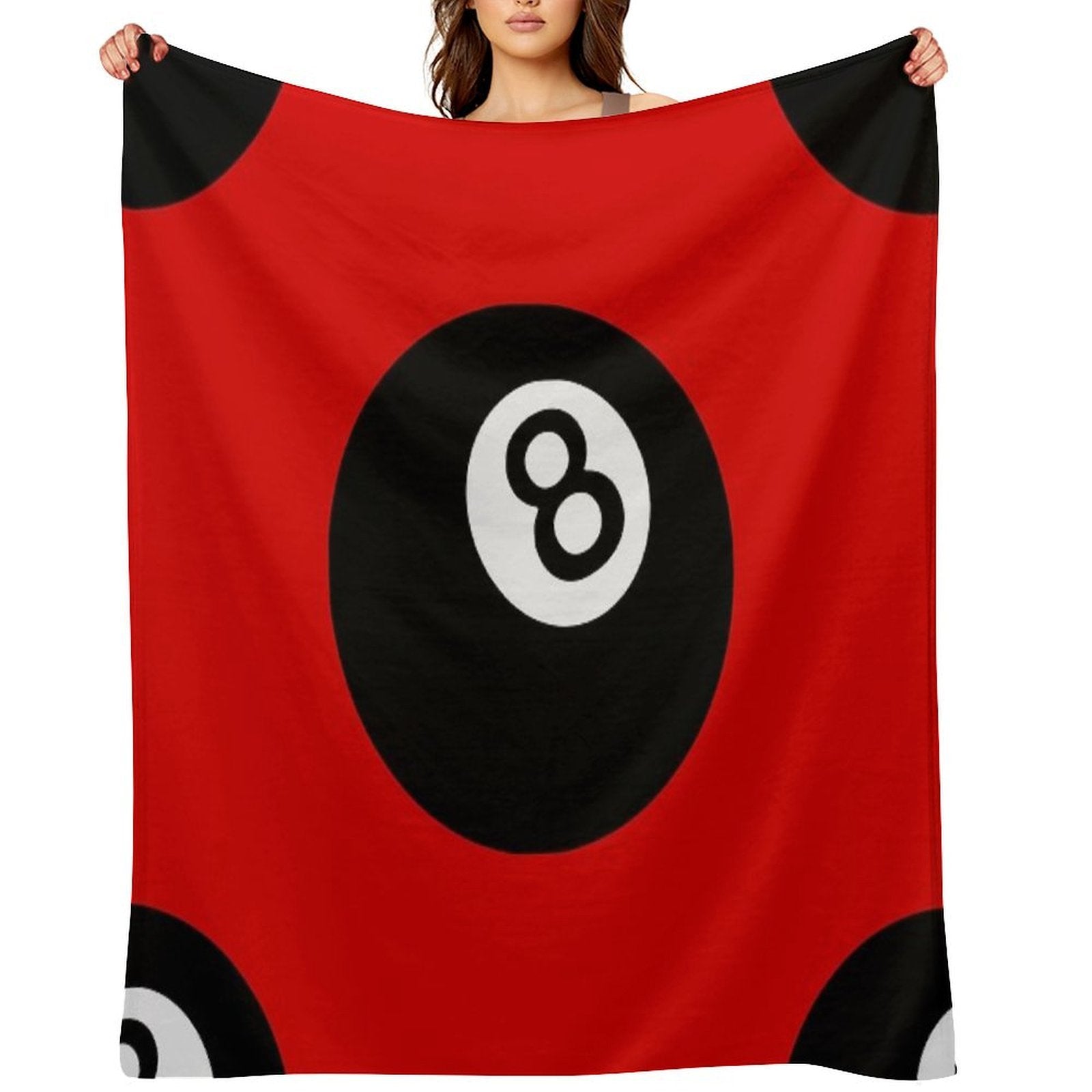 Emoji Eight Ball Quick-dry Throw Blanket