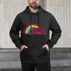 Take A Look It's In A Book Reading Book Vintage Rainbow Casual Wear Hoodie
