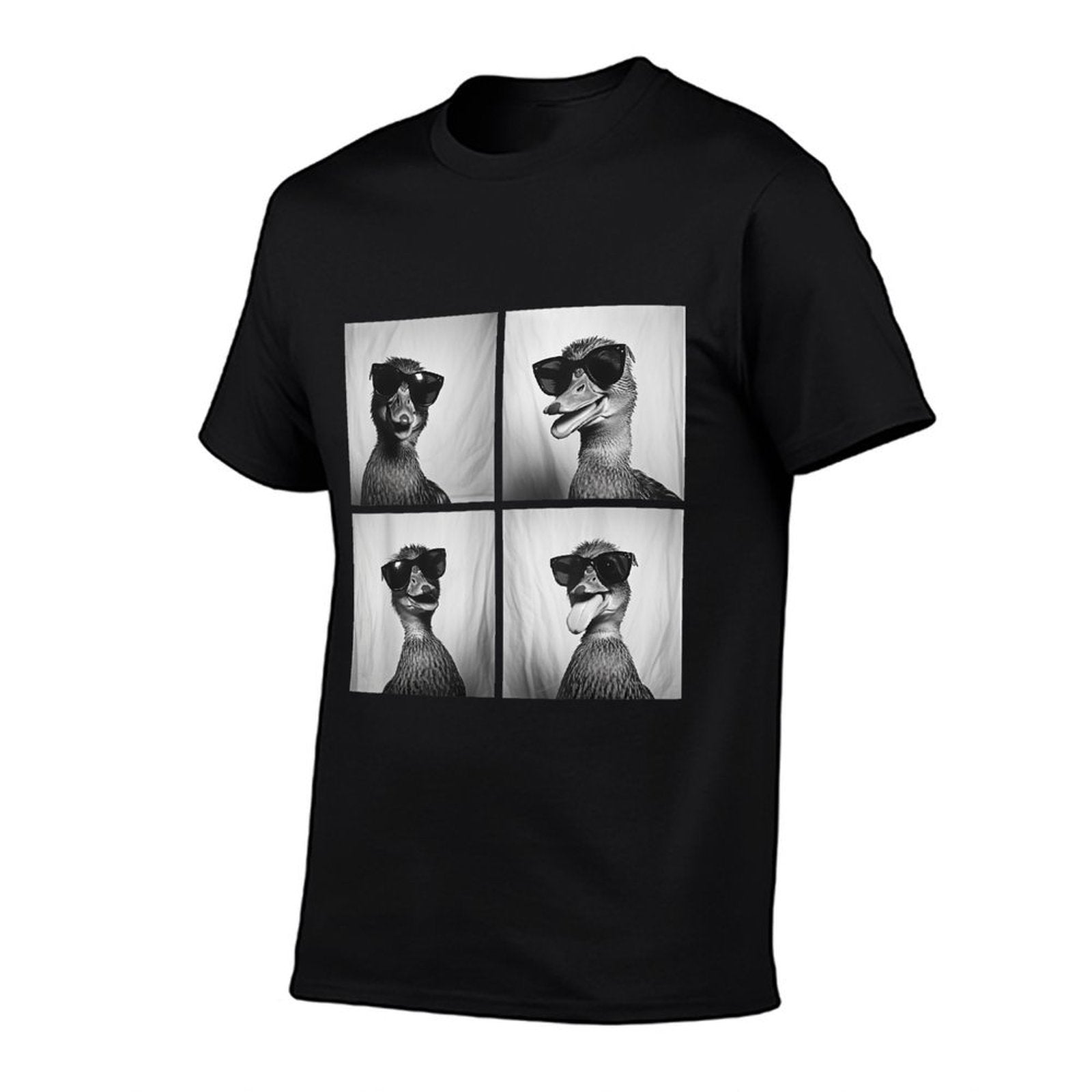 Funny Mallards with Sunglasses Cool Ducks Farm Animals Meme  Eco-friendly Material T-Shirt