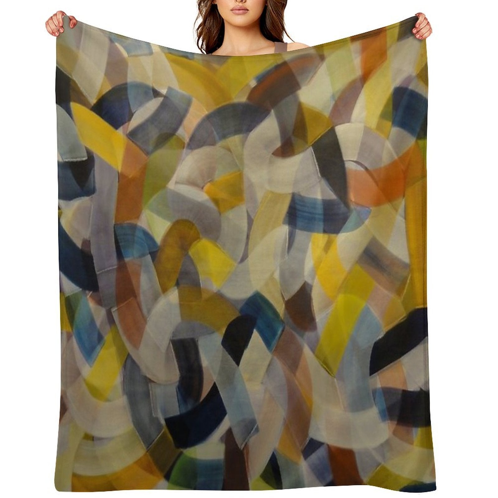 Meaningful Abstract Vorsicht Maps City Velvety-soft Throw Blanket