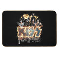 KISS ® The Band - End of The Road on Fire Logo  Absorbent Bath Mat