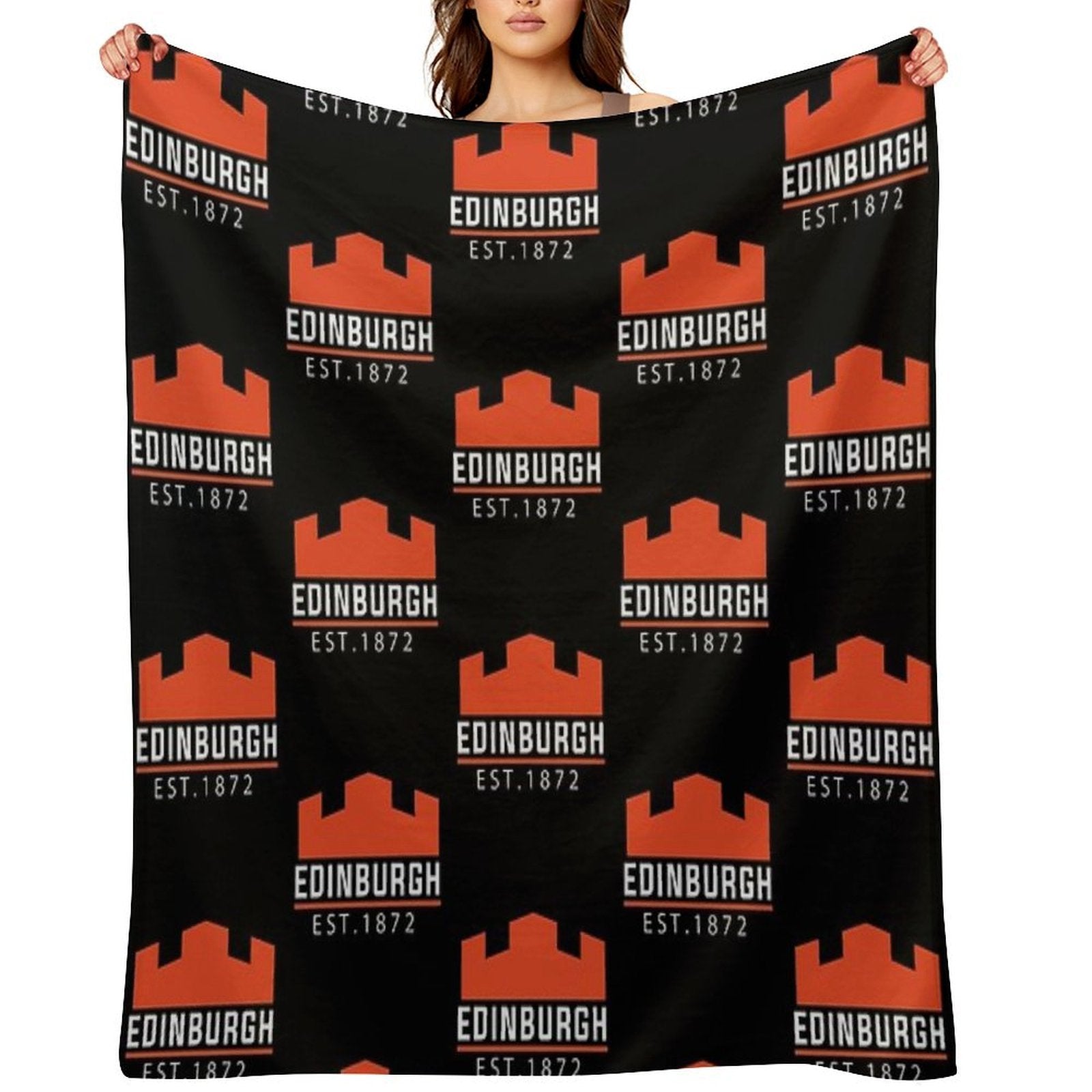 EDINBURGH RUGBY TEAM All-season Throw Blanket