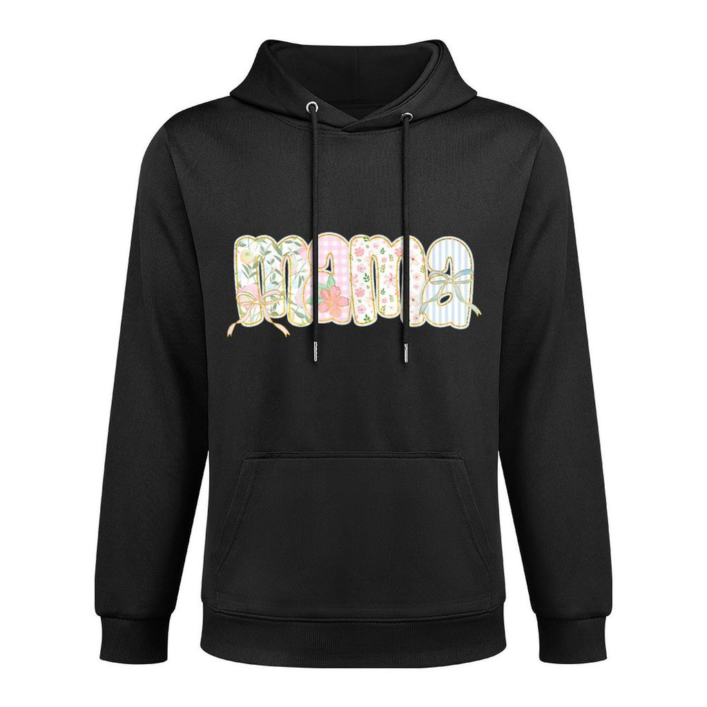 Coquette Bow Preppy Floral Mama, Cute Mothers Day Womens Unisex Design Hoodie