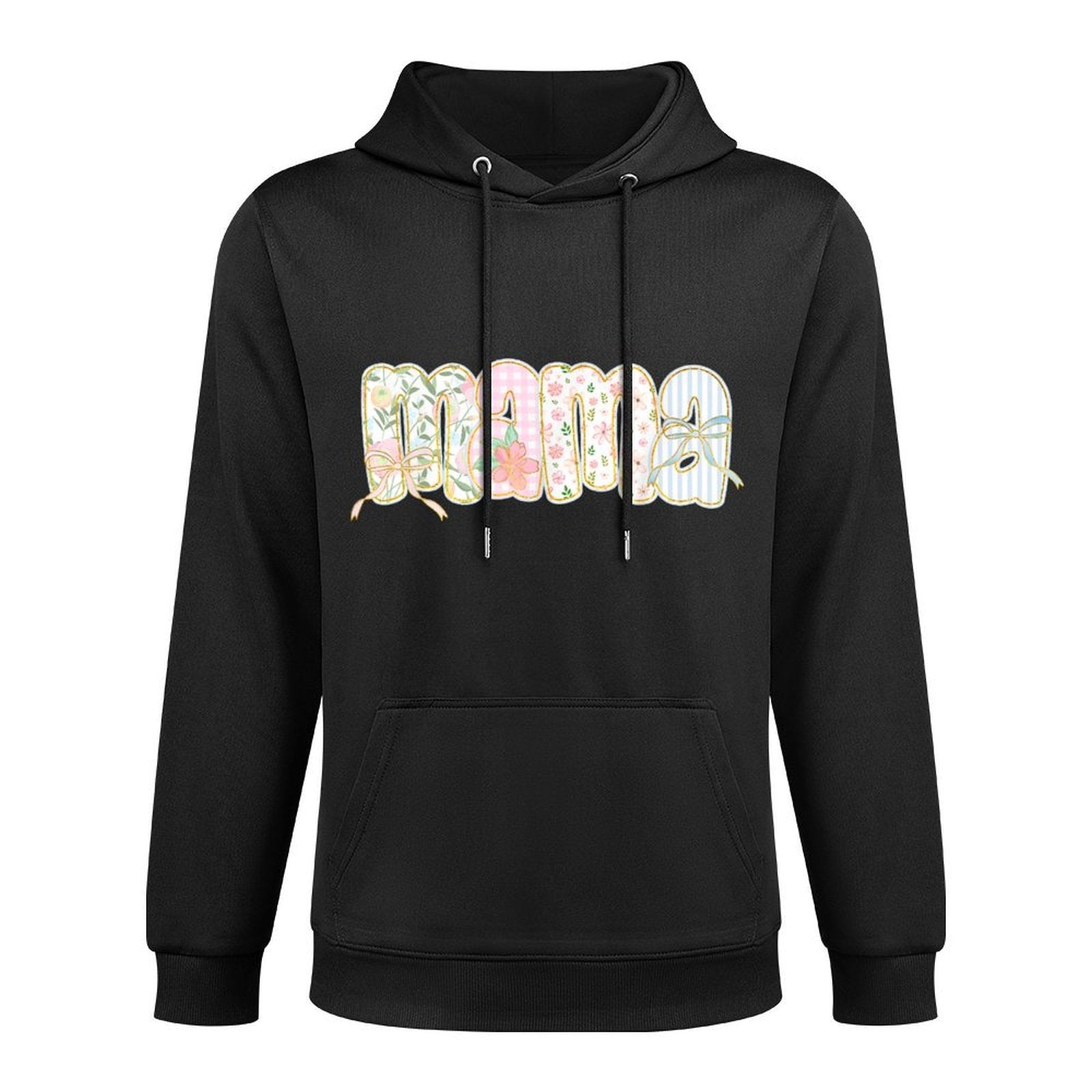Coquette Bow Preppy Floral Mama, Cute Mothers Day Womens Unisex Design Hoodie