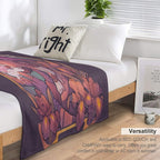 CRYSTAL WITCH Machine-washable Throw Blanket