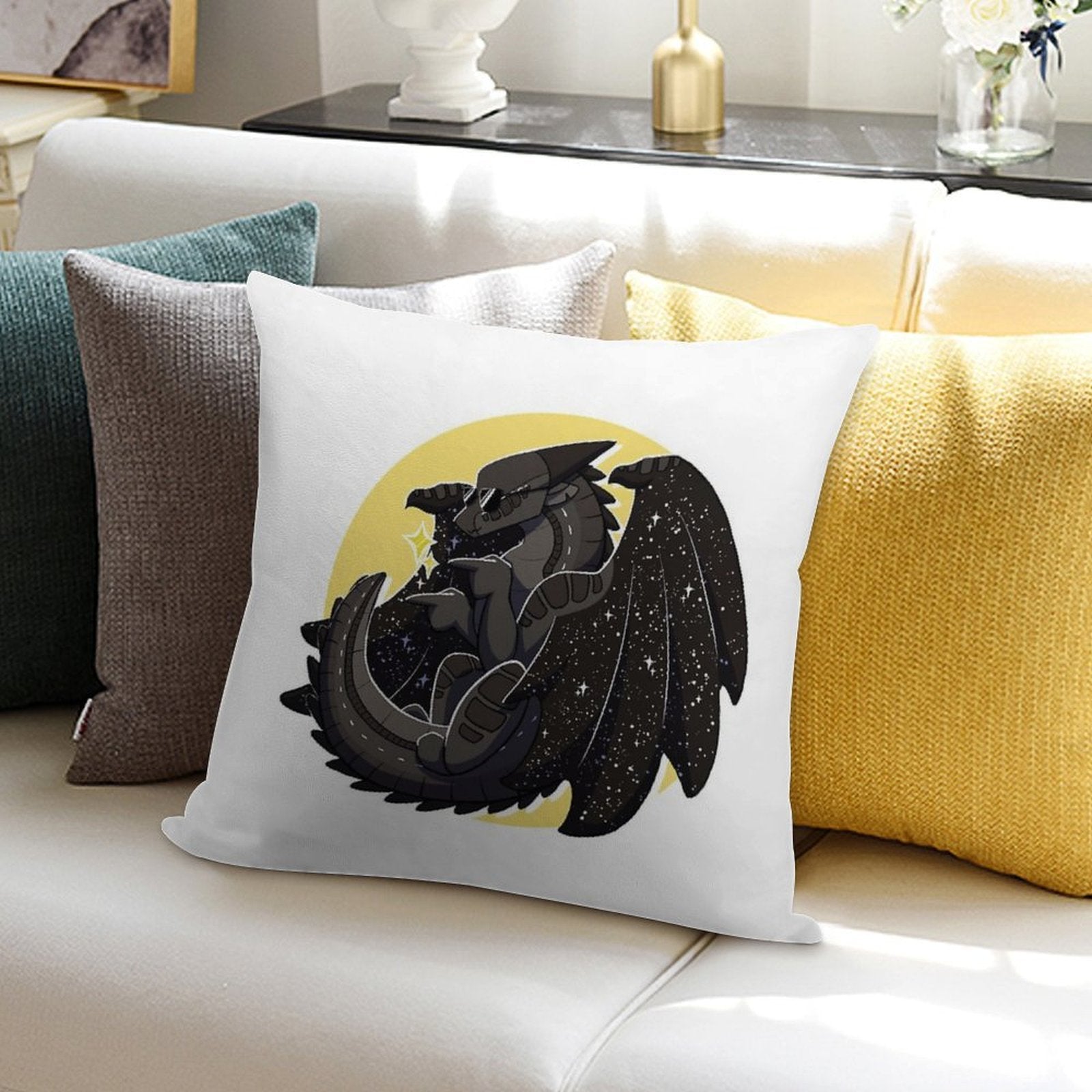 Deathbringer Soft Warmth Comfort Throw Pillow
