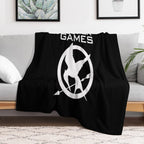 Hunger Games Merch Hunger Games Logo Lightweight Throw Blanket
