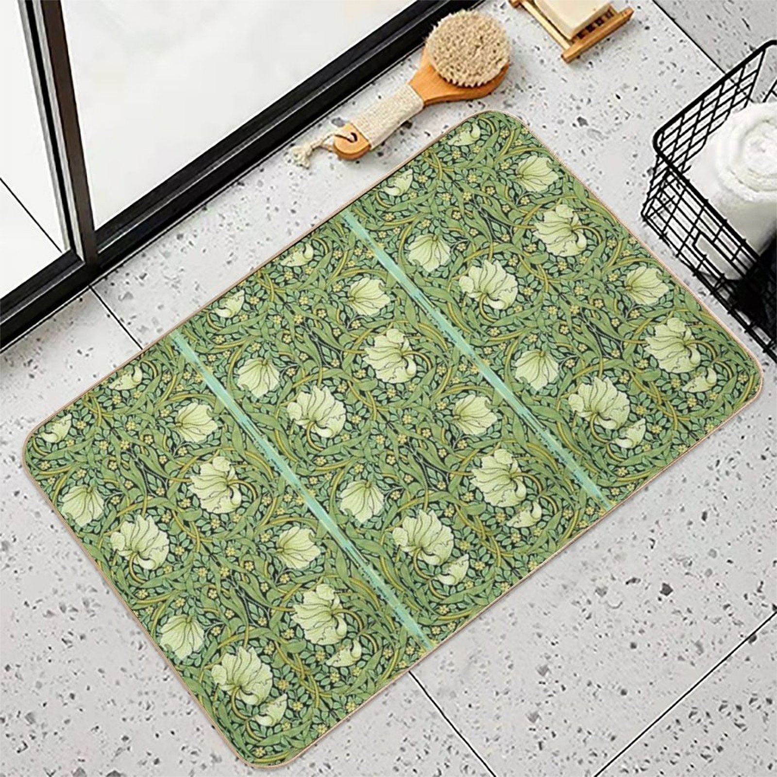William Morris Pimpernel Durable Bath Mat