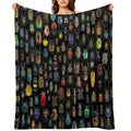 Beetles (Not The Rock Band) Durable Throw Blanket