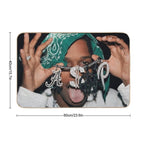 Cool Asap Portrait  Absorbent Bath Mat