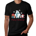 Merry Christmas T-shirt Cornelius Abominable Snowman Snowfla  Ribbed Collar T-Shirt