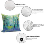 Beyond The Blue Soft Washable Throw Pillow