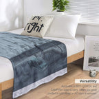 Toluca Lake - Silent Hill Fanart - Art by Eliott Sontot Eco-conscious Throw Blanket