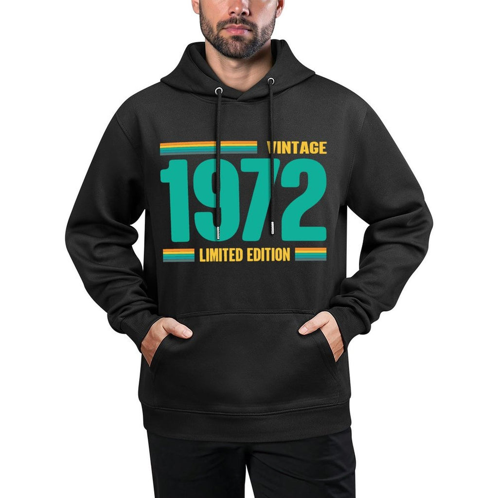 Limited 50th Birthday Vintage 1972 50th Birthday Machine Washable Hoodie