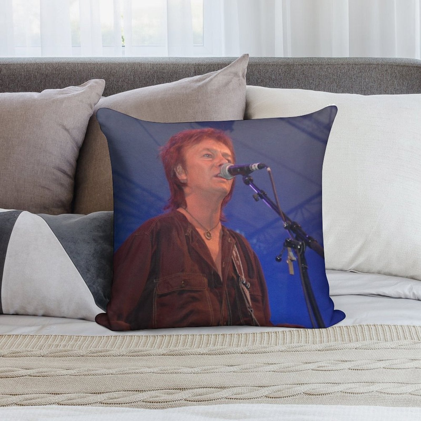 CHRIS NORMAN Soft Washable Throw Pillow