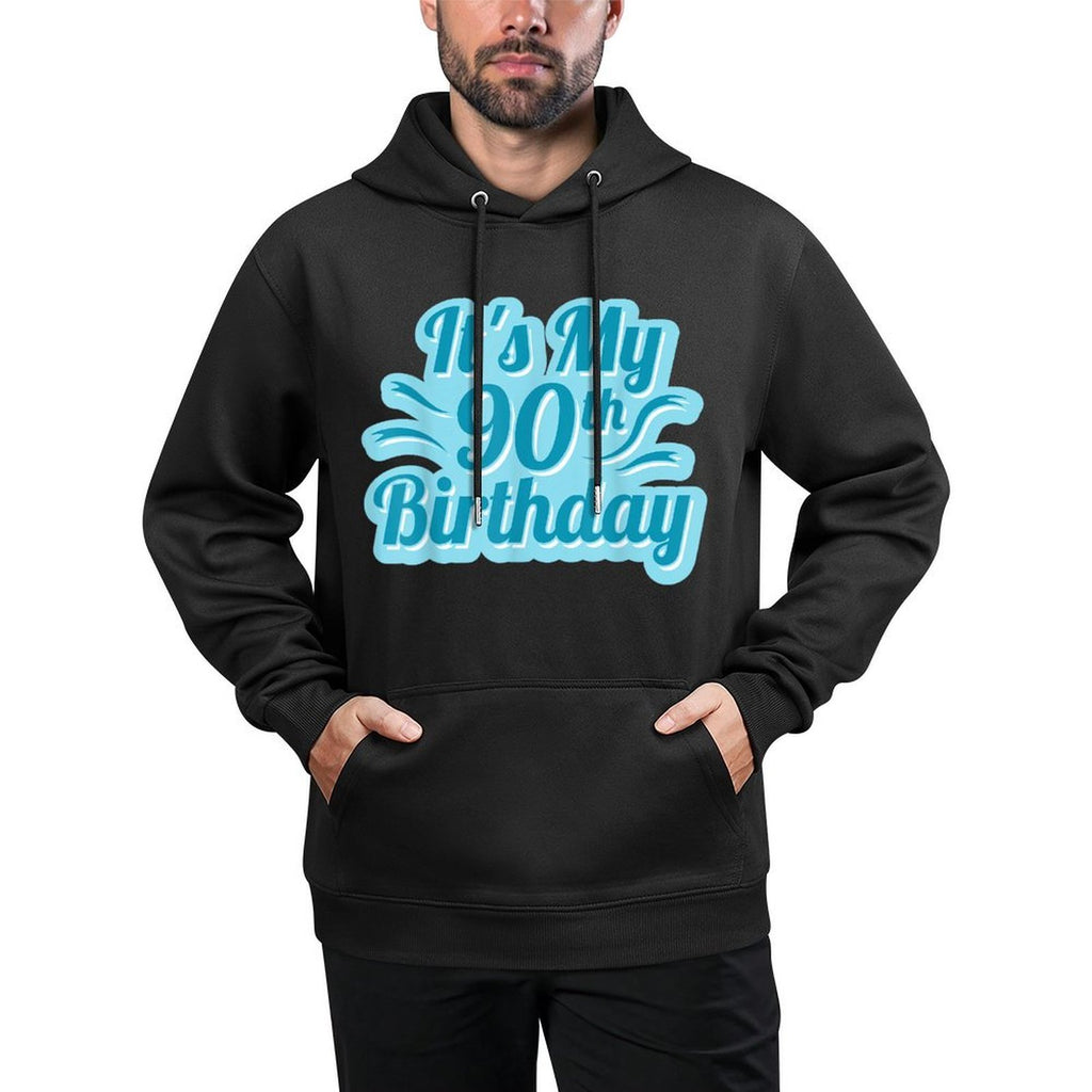 It's My 90th Birthday Customizable Surface Hoodie