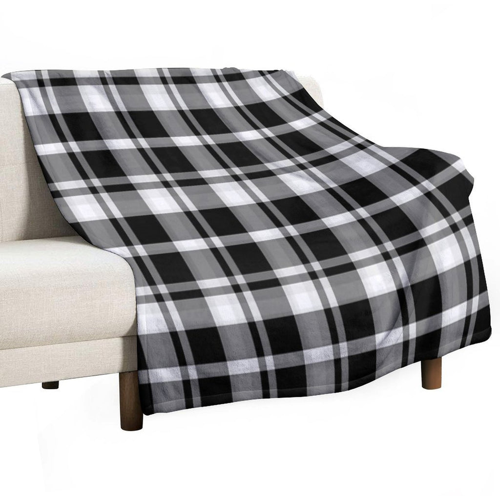Plaid Machine-washable Throw Blanket
