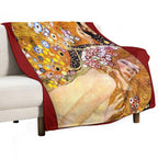 MERMAIDS  Vintage 1899 Klimt Painting Print Premium Throw Blanket