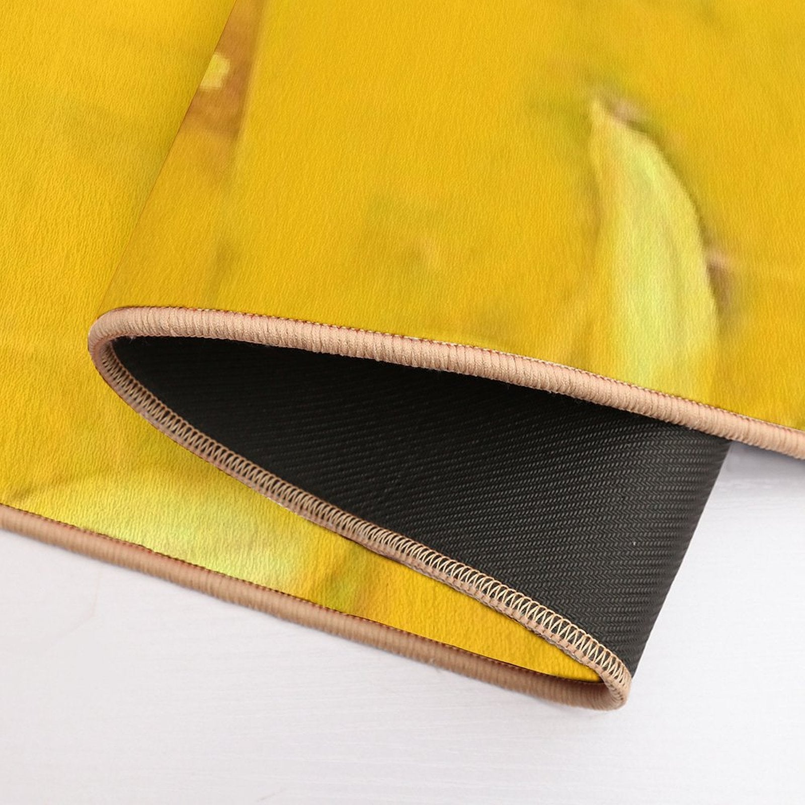 Star Yellow Lilly  Slip-Resistant Bath Mat