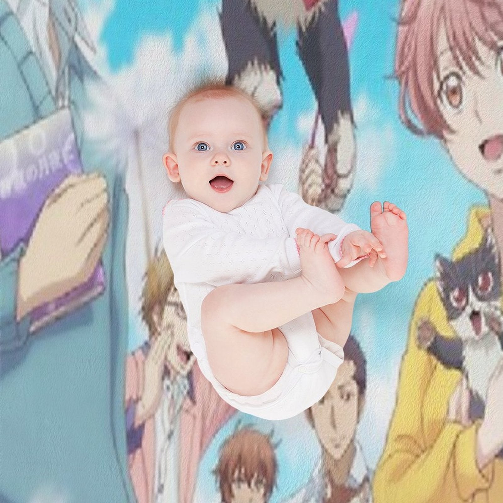 My Roommate Is A Cat Quick-dry Throw Blanket