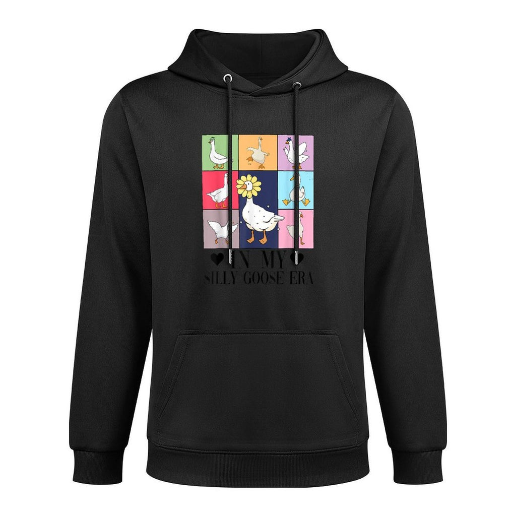 Retro In My Silly Goose Era Funny Animal Lover Moisture-Wicking Hoodie