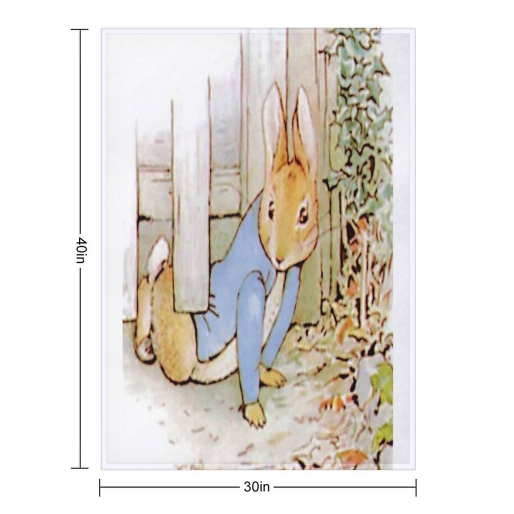 Beatrix Potter - Peter Rabbit Escapes Travel-friendly Throw Blanket