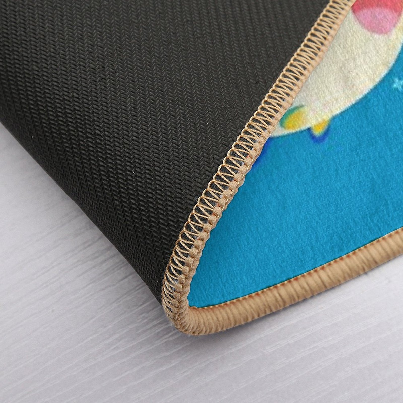 Lemon Shark And Friends - Blue  Odorless Bath Mat