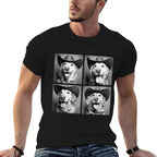 Western Golden Retriever Funny Cowboy Dog  Lightweight T-Shirt