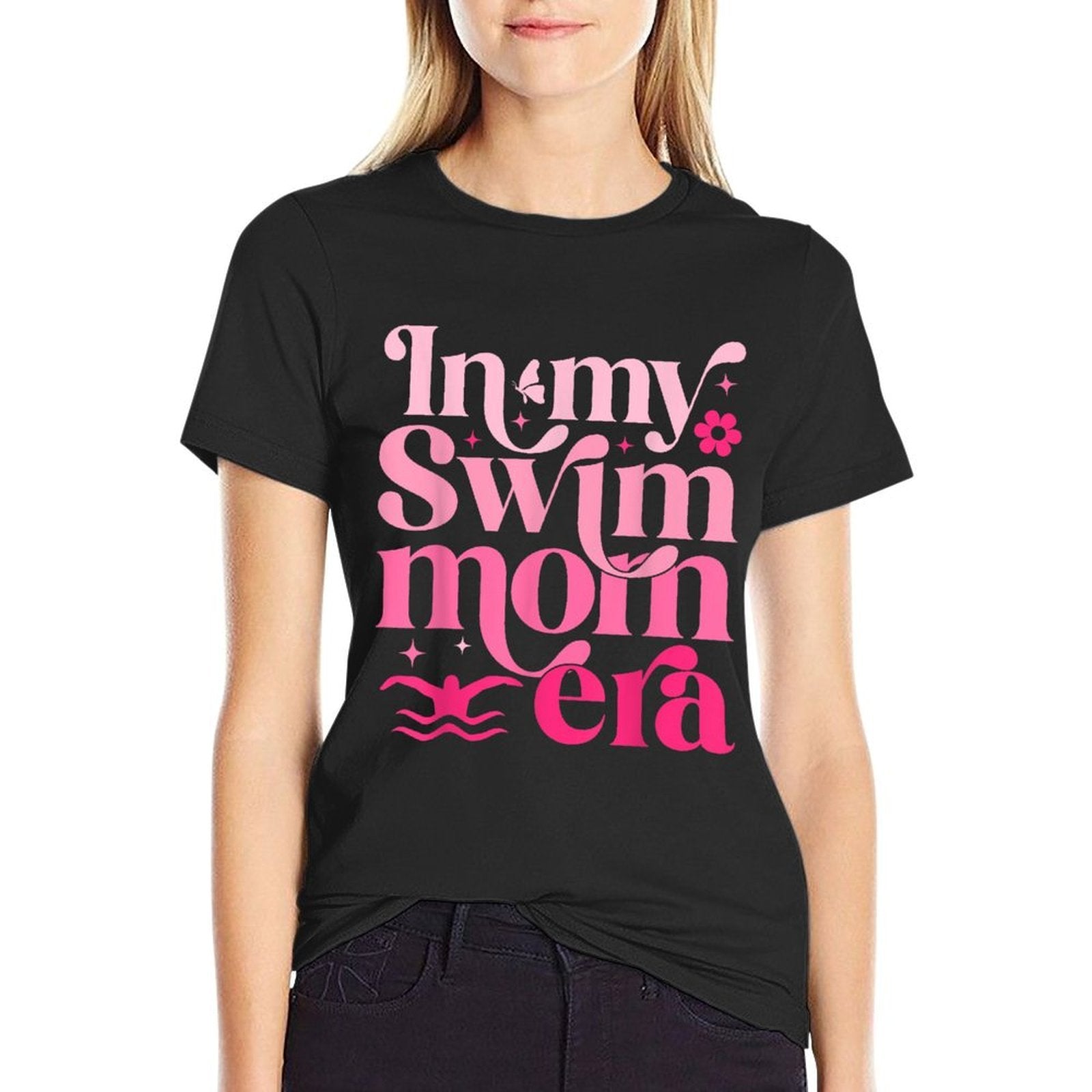 In My Swim Mom Era Retro Mom Life Mothers Day Swimming  Lightweight T-Shirt