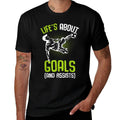 Life´s About Goals Soccer Player Boys Kids Youth  Stretchy T-Shirt