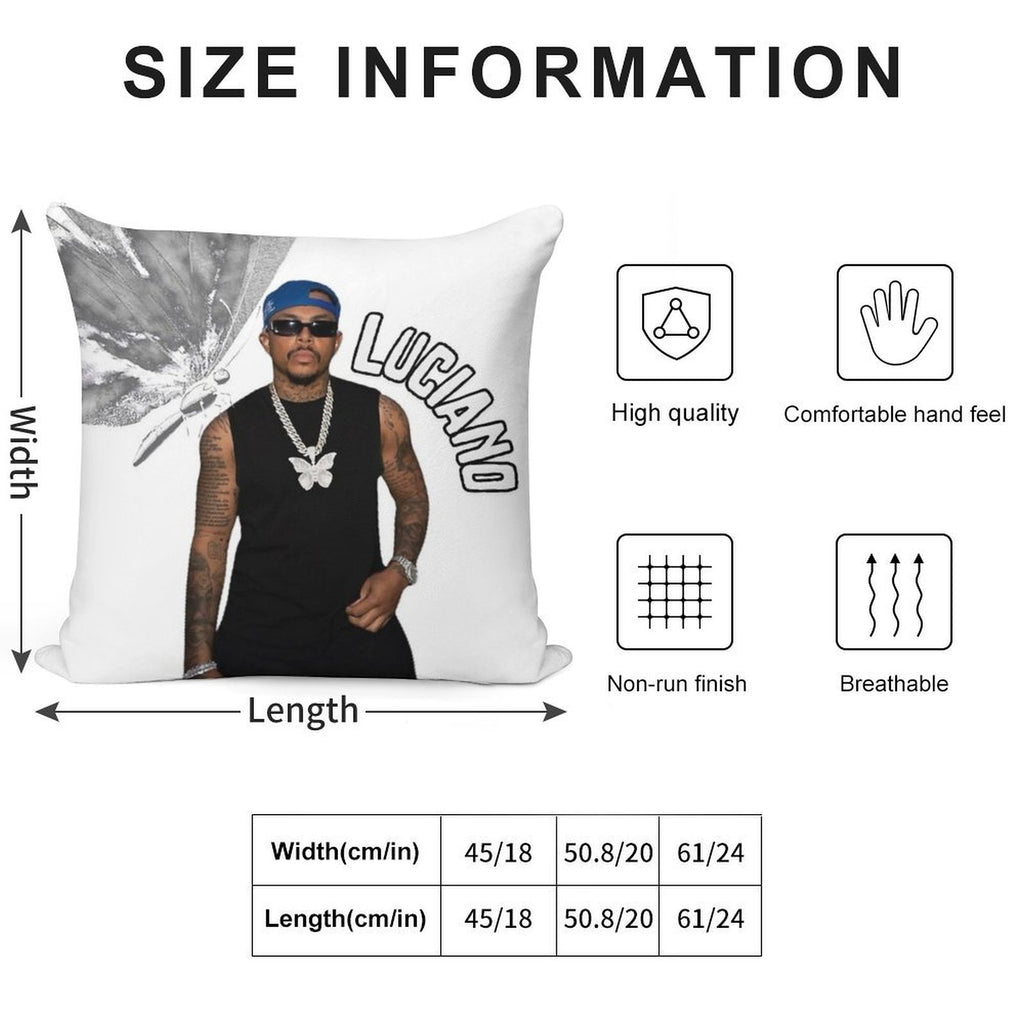 Luciano German Rap Soft Style Accent Throw Pillow