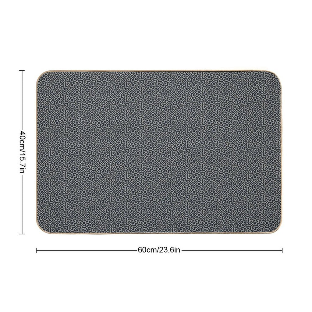 Vibrant Azzy Pattern Design  Stain-Proof Bath Mat