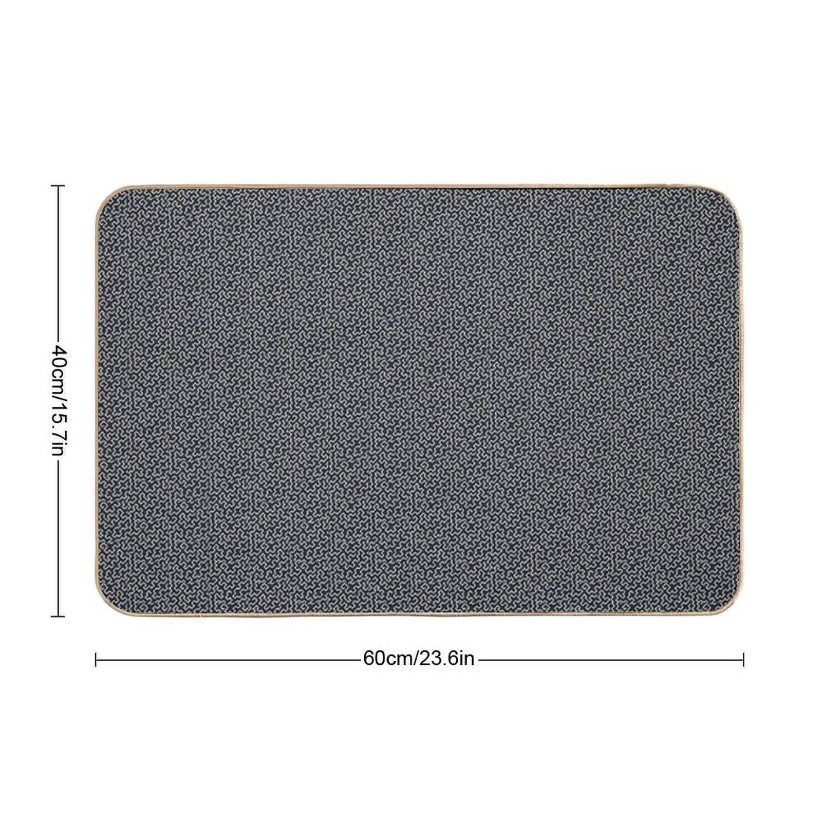 Vibrant Azzy Pattern Design  Stain-Proof Bath Mat
